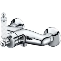 Смеситель для душа Boheme Vogue Murano 224-MR-W хром/белый