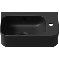 Раковина Lavinia Boho Bathroom Sink 33311062 45x27 см L, рукомойник, черный матовый