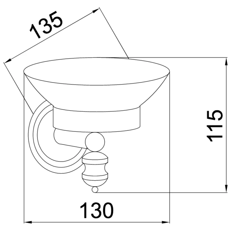 Мыльница Boheme Palazzo 10153