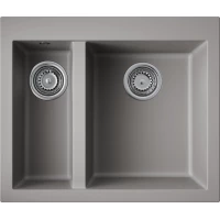 Кухонная мойка Omoikiri Tetogranit Bosen 59-2-GR 4993558 59x50 см, ленинградский серый