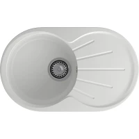 Кухонная мойка GranFest Rondo 750L 74,6x45,5 см, иней