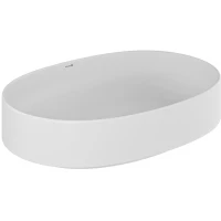 Раковина-чаша Kludi Resa O 58CW2053 60x40 см, накладная, белый матовый