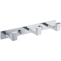 Планка с крючками Grocenberg AC0013CR для ванны, хром