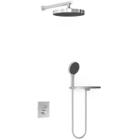 Душевой комплект Vincea Inspire VSFW-3I21MT2RCH 300 мм, с термостатом, хром