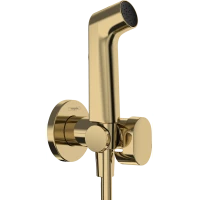 Гигиенический душ Hansgrohe Bidette 1jet S 29232990 со смесителем, золотой