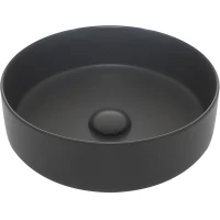 Раковина-чаша AQUAme AQM5012MDG 35,5x35,5 см, накладная, темно-серый матовый