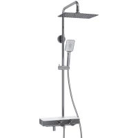 Душевая система 300x200 мм WasserKRAFT Aller A113.069.126.CH T