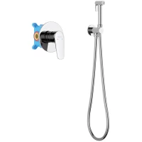 Гигиенический душ Aquatek Бетта AQ1119CR со смесителем, хром