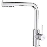 Смеситель для кухни Aquatek Европа AQ1386CR с подключением к фильтру, хром