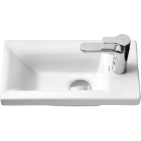 Раковина Акватон Миранда 1WH302500 40,5x22 см, накладная, белый