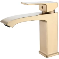 Смеситель для раковины Prohanss P60.10.03 золотой матовый