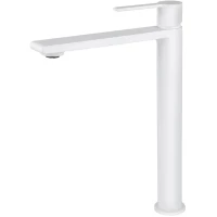 Смеситель для раковины Kaiser Serio 05411-4 белый матовый