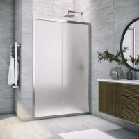 Душевая дверь Vegas Glass ZP TUR Novo 165 08 10 165 см, профиль хром, стекло сатин