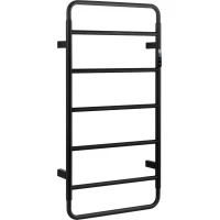 Полотенцесушитель электрический Wonzon & Woghand Wismar WW-AL202-MB 904x475, МЭМ правый, черный матовый