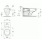 Комплект подвесной унитаз P243001 + S406501 + система инсталляции R020467 Ideal Standard Prosys Matura P243001RT21A6 - 9