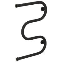 Полотенцесушитель водяной 600x400 темный титан муар Сунержа М-образный 15-0007-6040