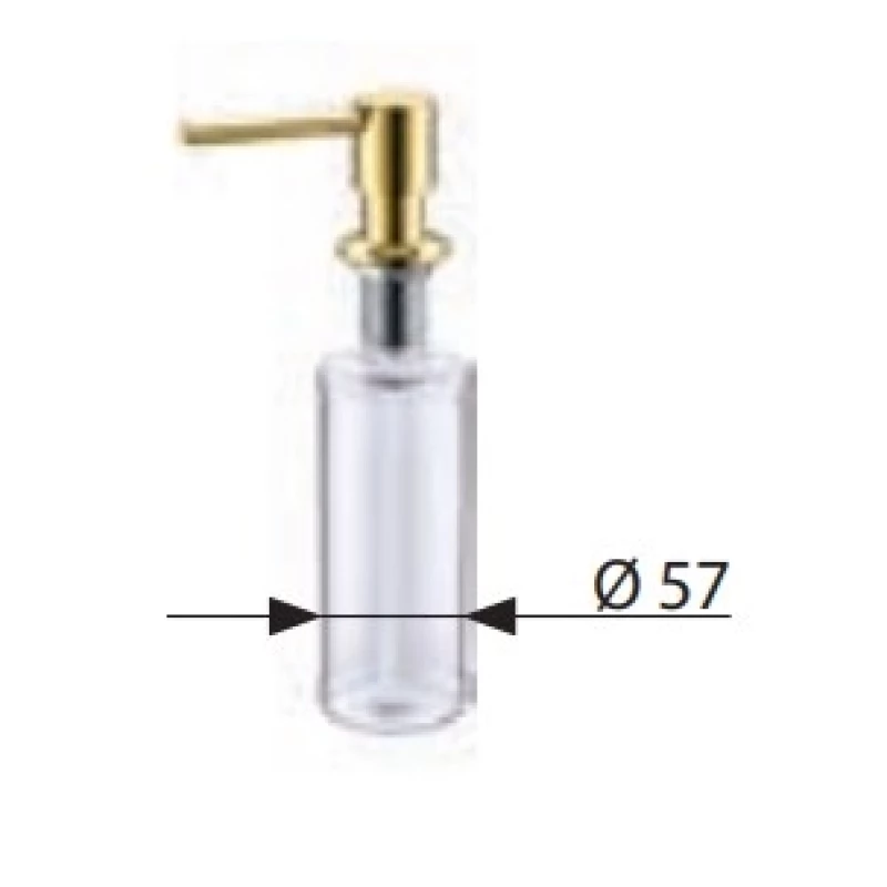 Дозатор для жидкого мыла 320 мл Alveus Plum 1129082