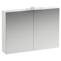 Зеркальный шкаф 100x70 см белый глянец Laufen Base 4.0285.2.110.261.1 