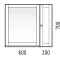 Шкаф одностворчатый белый матовый L/R Corozo Техас SD-00000328 - 4
