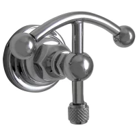 Крючок Nicolazzi Arena 1481CR44 двойной, для ванны, хром