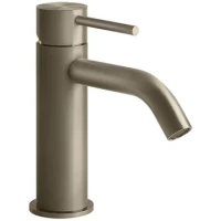 Смеситель для раковины Gessi Gessi316 54002#726 без донного клапана, светлая бронза матовая