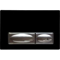 Кнопка смыва Creavit Design Ozel GP400200 для инсталляции, черный/хром