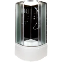 Душевая кабина 90x90x208 см Deto B90BLACK матовое