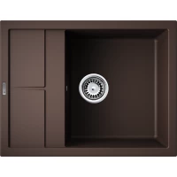 Кухонная мойка Omoikiri Tetogranit Sumi 65-DC 4993674 65x50 см, темный шоколад