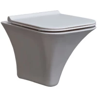 Унитаз подвесной beWash Ladoga 54303601 безободковый, с функцией биде, с сиденьем микролифт, белый