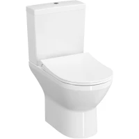 Унитаз-компакт VitrA Integra Round 9833B003-7206 безободковый, с сиденьем микролифт, белый