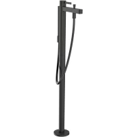 Смеситель напольный для ванны Hansgrohe Finoris 76445340 черный хром матовый
