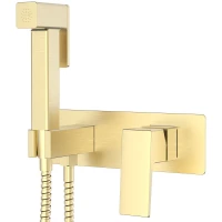 Гигиенический душ Splenka S01.52.03 со смесителем, золотой матовый