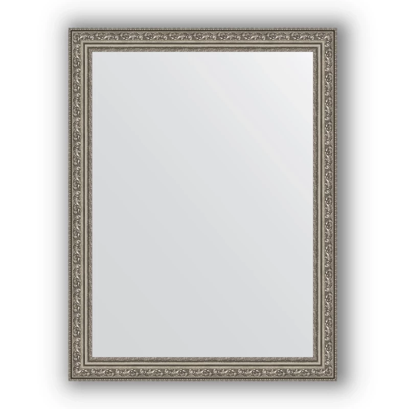 Зеркало 64x84 см виньетка состаренное серебро Evoform Definite BY 3168