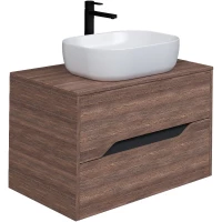 Тумба дуб винтаж/графит 80 см Grossman Лайф 108015