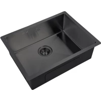 Кухонная мойка Zorg SH 5844 GRAFIT 58x44 см, графит