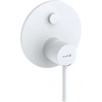 Смеситель для ванны Kludi Bozz 387595376 встраиваемый, белый матовый