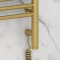 Полотенцесушитель электрический 1200x400 золотой матовый МЭМ правый Сунержа Богема с полкой 3.0 032-5809-1240 - 3