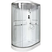 Душевая кабина 120x80x215 см Deto L602REL прозрачное