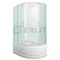 Душевой уголок с поддоном 120x80x195 см Erlit Comfort ER0512TL-C3 матовое стекло - 1