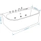 Акриловая гидромассажная ванна 170x80 см Grossman GR-17075-2317080 - 7