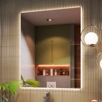 Зеркало Vigo Quadro Comfort 145 79,4x100 см, с LED-подсветкой, сенсорным выключателем, антизапотеванием