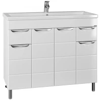 Тумба белый глянец 97 см Санта Родос 206016