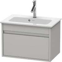 Тумба бетонно-серый матовый 60 см Duravit Ketho KT642200707