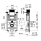Монтажный элемент для подвесного унитаза Noken Smart Line N386000055 - 2