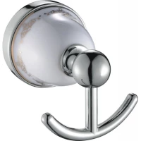 Крючок Art&Max Felicia AM-F-5502-CR двойной, для ванны, хром