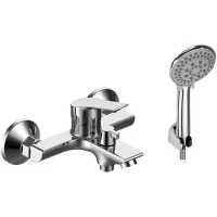 Смеситель для ванны Voda Rock RK54 с душевым гарнитуром, хром