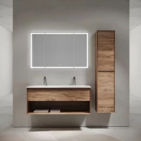 Комплект мебели Sancos Marmi 1.0 MR1.0120ECH + CN7016 + MI120ECH 121 см, подвесной, дуб чарльстон