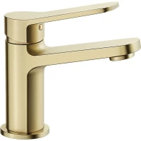Смеситель для раковины Frap F1061-3 золотой матовый