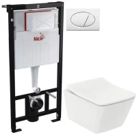 Комплект подвесной унитаз Toto SP CW532Y + TC512F + система инсталляции AlcaPlast AM101/11203:1RUSSETM70