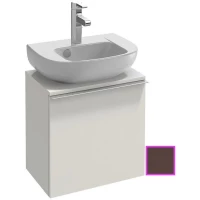 Тумба ледяной коричневый глянец 45,2 см шарниры слева Jacob Delafon Odeon Up EB999G-N23